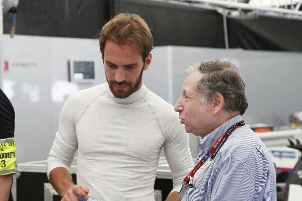 Qualifying Sessions. Jean Todt - FIA President and Jean-Eric Vergne (FRA)  /  Andretti Motorsport - Spark-Renault SRT_01E FIA Formula E World Championship. Buenos Aires, Argentina, South America. Saturday 10 January 2015