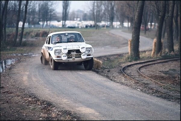 RAC Rally, Great Britain. 17th - 21st November 1973: Roger Clark  /  Tony Mason, 2nd position, action