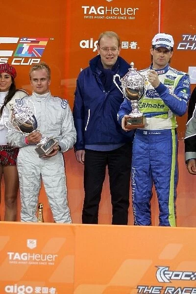 Race Of Champions: Heikki Kovalainen and Marcus Gronholm