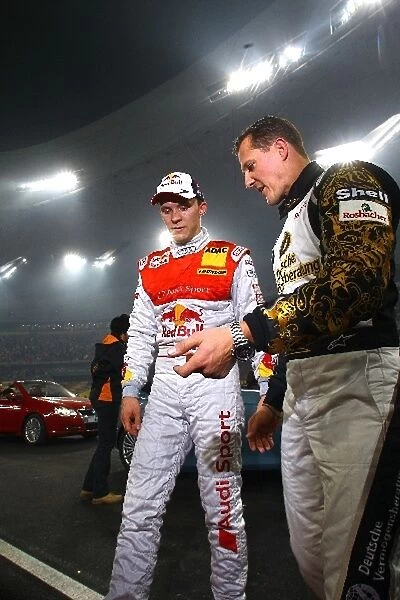 Race of Champions: Mattias Ekstrom and Michael Schumacher