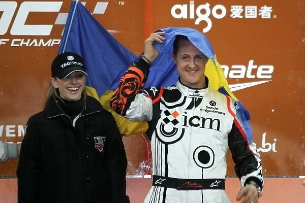 Race Of Champions: Michael Schumacher finishes second in the race of champions