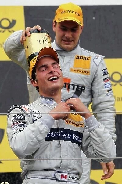 DTM. L-R: Race winner Bruno Spengler (CDN), Mercedes-Benz Bank AMG C-Klasse 