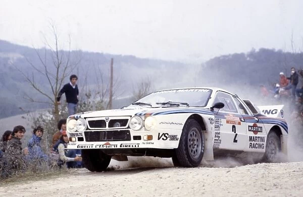 Rallye San Remo, Italy. 3rd - 8th October 1982: Markku Alen  /  Ilkka Kivimaki, retired, action