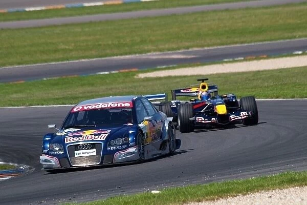 DTM meets Formula 1: Red Bull RB2 and Audi DTM A4 with