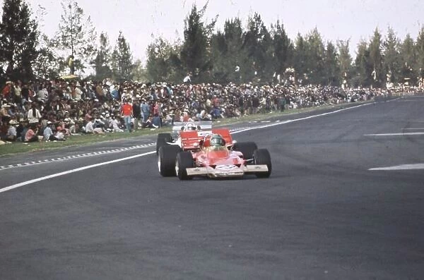 Reine Wisell, Lotus 72c Ford, Not Classified Mexican Grand Prix, Mexico City 25 Oct 1970 World LAT Photographic Ref: 70 MEX 04