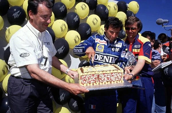 Riccardo Patrese celebrates 200 Grand Prix starts Formula One World Championship