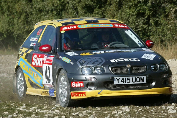 Rob Gill  /  Nick Taylor. British Rally Championship, Trackrod Rally 27th-28th September 2003. World Copyright - Jakob Ebrey  /  LAT Photographic