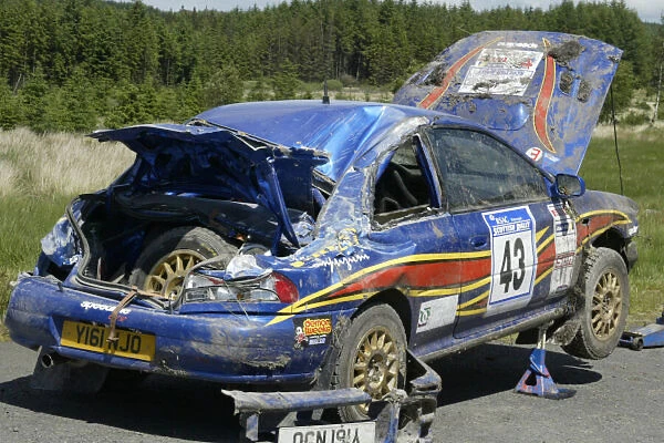 Robert Gough 2004 Pirelli British Rally Championship Scottish Rally 11-12th June 2004