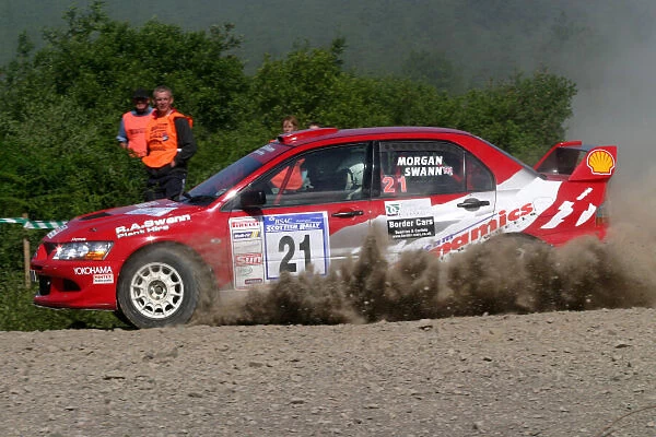 Robert Swann 2004 Pirelli British Rally Championship Scottish Rally 11-12th June 2004
