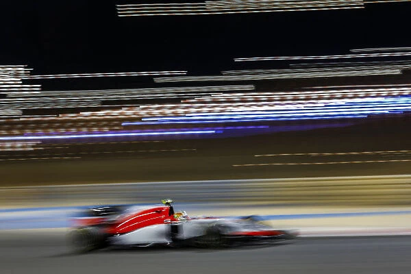 blur. Roberto Merhi (ESP) Manor F1 Team at Formula One World Championship