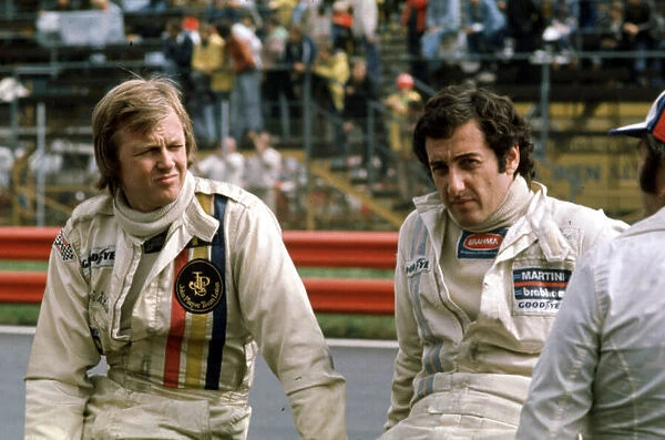 Ronnie Peterson with Carlos Pace. Formula One World Championship World ©LA