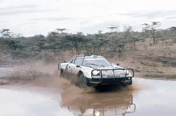Safari Rally, Kenya. 15-19 April 1976: Bjorn Waldegaard  /  Hans Thorszelius, retired