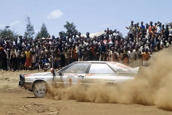 Safari Rally, Kenya. 30 March-4 April 1983: Michele Mouton  /  Fabrizia Pons, 3rd position