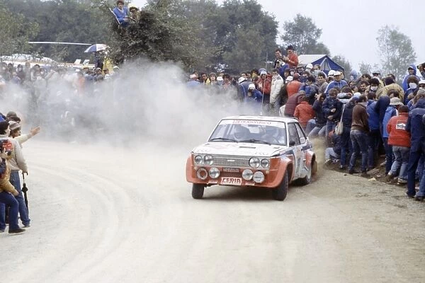 Sanremo Rally, Italy. 3-6 October 1982: Gabriele Noberasco  /  Daniele Cianci, retired