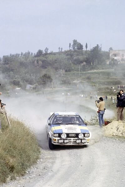 Sanremo Rally, Italy. 3-8 October 1982: Stig Blomqvist  /  Bjorn Cederberg, 1st position
