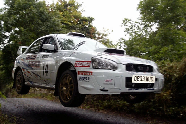 Seamus Leonard  /  Paul McLaughlin. Ulster Rally 2003, 5th - 6th September 2003