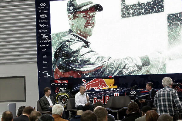 Sebastian Vettel Press Conference, Red Bull Racing Factory, Milton Keynes, England, 19 October 2011