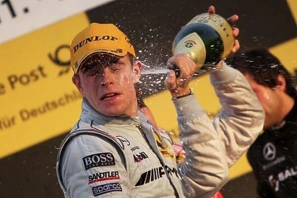 DTM. A shower of champagne for 2010 DTM Champion Paul Di Resta (GBR), AMG Mercedes