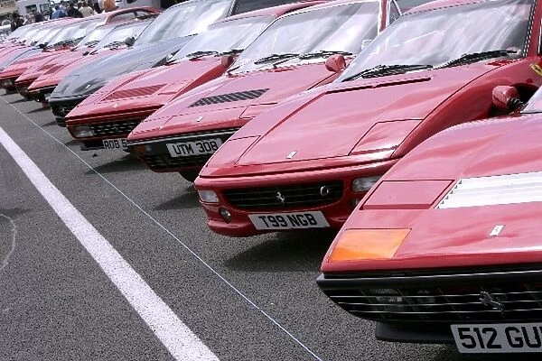 Silverstone Classic: Ferraris on display