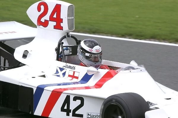 Silverstone Classic: Freddie Hunt drives his dads Hesketh 308B
