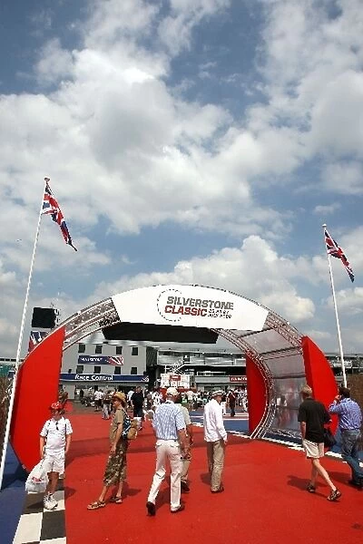 Silverstone Classic: Silverstone paddock entrance