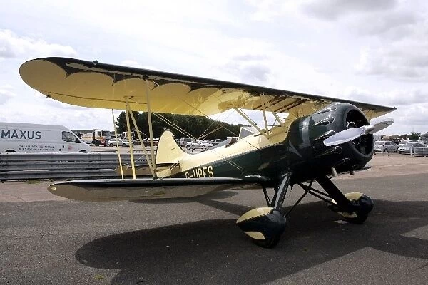 Silverstone Classic: Vintage aircraft were on display