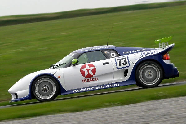 Simon Pullan and Fanny Duchateau 2004 British GT Championship Mondello Park