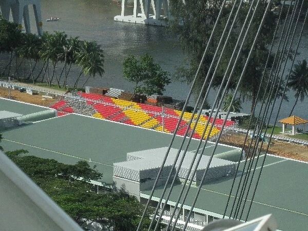 Singapore Circuit Construction: Grandstand