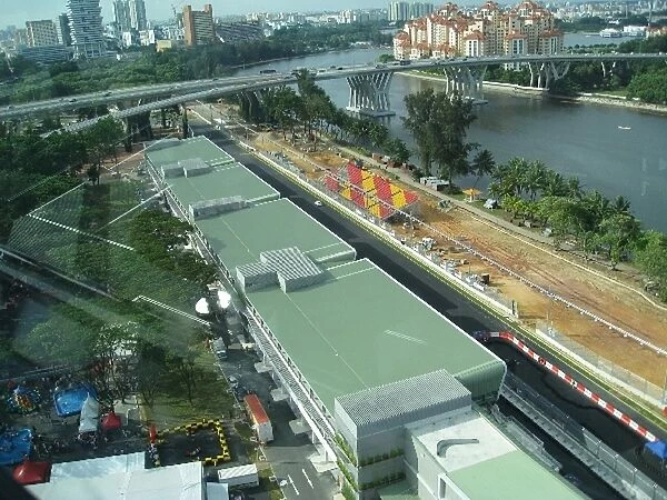 Singapore Circuit Construction: Main Pit Building Complex