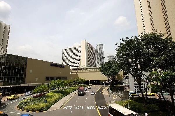Singapore Grand Prix Circuit Preview: Between Turns 5 and 6, Raffles Boulevard