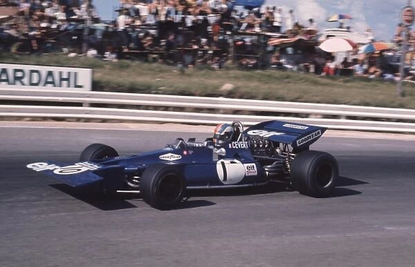 South African G. P, Kyalami. 4Th-6th March 1971: Francois Cevert. Tyrrell 002-Ford. Retired