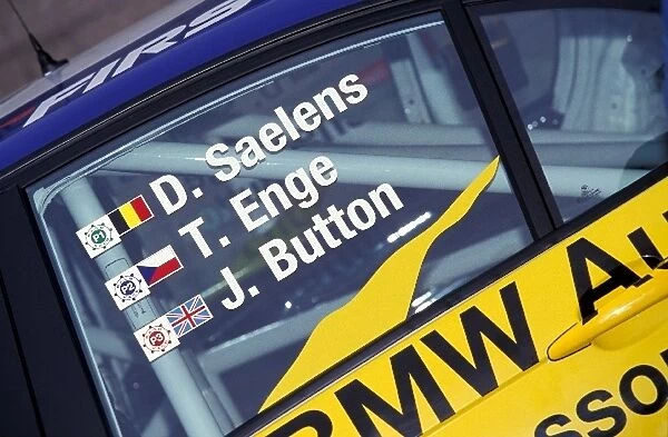 Spa 24 Hours: David Saelens, Tomas Enge and Jenson Button teamed up in a BMW for the Spa 24 Hours