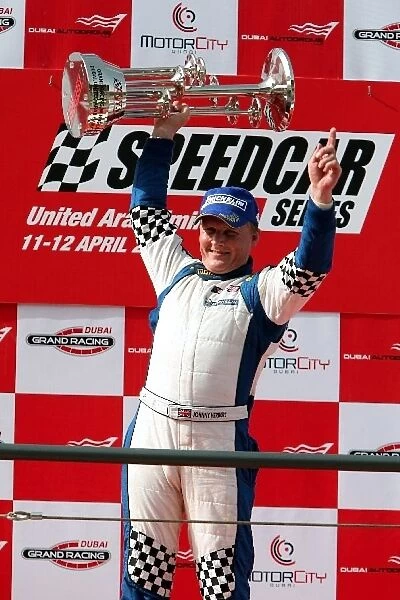 Speedcar Series: Race winner Johnny Herbert