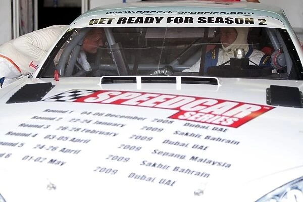 Speedcar Series Testing: Johnny Herbert talks with Heinz-Harald Frentzen