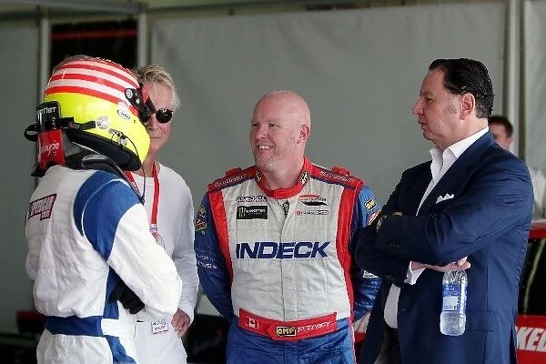 Speedcar Series Testing: L-R: Alex Yoong, Paul Tracy and Luciano Secchi WIND Group