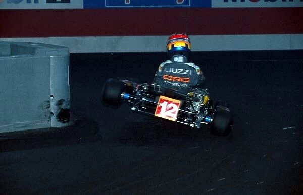 Speedy World Cup: World Karting Champion Vitantonio Liuzzi CRG won his first heat, but suffered engine failure in the second