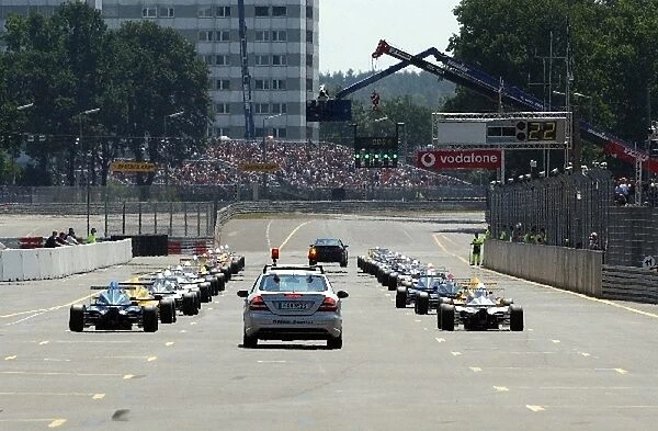 Start of the formation lap: Formula BMW ADAC Championship, Rd5, Norisring, Germany. 21 June 2003