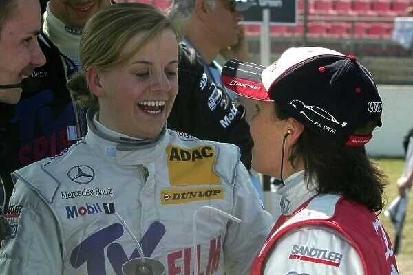 DTM. Susie Stoddart (SCO) TV Spielfilm AMG Mercedes and Vanina Ickx (BEL) Team Futurecom