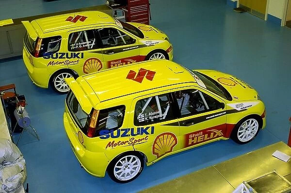 Suzuki Junior World Rally Team: The Suzuki Ignis Super 1600 JWRC in the Milton Keynes factory