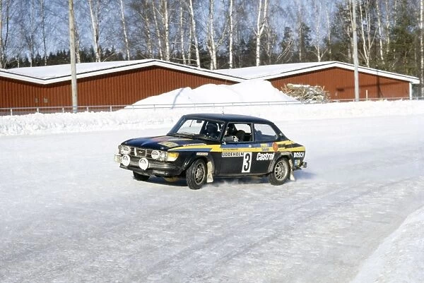 Swedish Rally, Sweden. 16-18 February 1979: Stig Blomqvist  /  Bjorn Cederberg, 1st position
