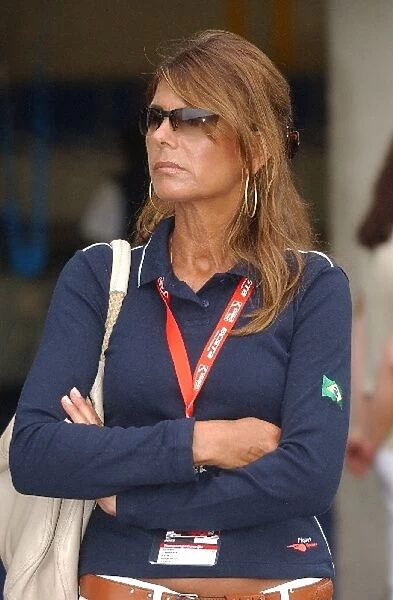 Sylvia Tamsma (NED), mother of Nelson Piquet Jr. (BRA). Marlboro Masters of Formula 3