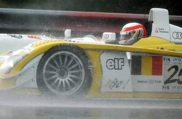 Tom Kristensen Audi Team Goh Audi R8 won the race: FIA Sportscar Championship, Rd 5, Spa-Francorchamps, Belgium. 31 August 2003