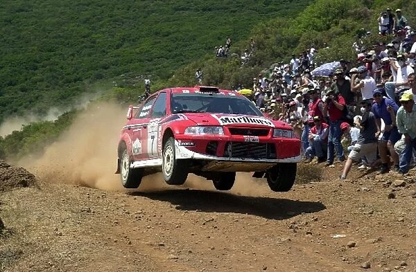 Tommi Makinen (FIN) on stage 16 World Rally Championship, Acropolis Rally, 14-17 June 2001