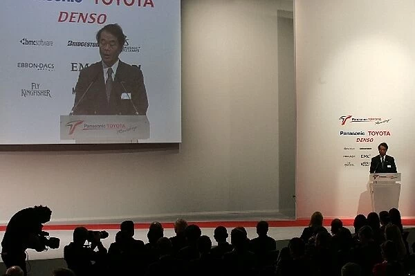 Toyota TF107 Launch: Kazuo Okamoto Toyota Motor Corporation Executive Vice President