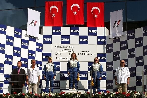 Turkish VW Ladies Cup: Podium finishers in the VW Polo Ladies Cup race