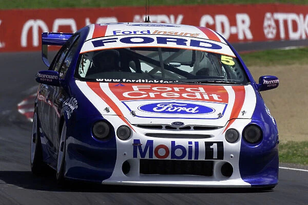 V8 Supercar 1000 Bathurst 06 / 10 / 01: Ford Tickford Racing drivers Glenn Seton set the second fastest time during the Top Fifteen Shootout today with a time of 2