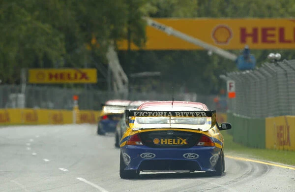 V8 Supercar 2002 AGP : Ford falcon driver Paul Radisich in action during the 2002 Fosters