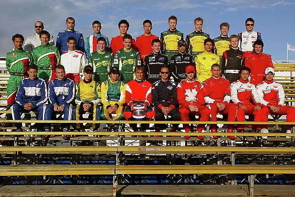 A1GP. A1 drivers pose for the photograph
