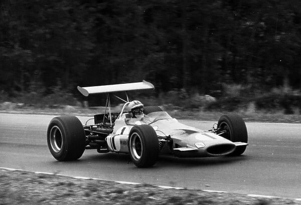 Watkins Glen, United States. 6 October 1968: Denny Hulme, McLaren M7A-Ford, retired, action