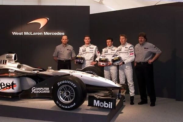 WEST McLaren Mercedes MP4  /  15 Launch Jerez, Spain, 3rd February 2000